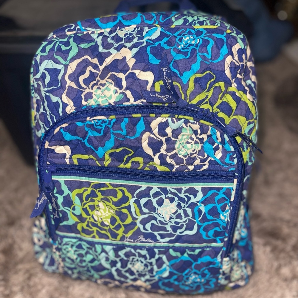 Vera Bradley Blue Floral Backpack